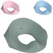 Kikkaboo Toilettensitz Flipper, anatomische Form, Spritzschutz, Seitengriffe grün
