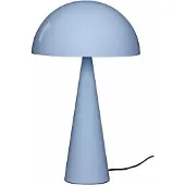 Hubsch Tischlampe Mush, blau, für Schlafzimmer, Metall, Modern, Tischlampe