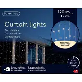 Kaemingk Vorhangleuchten LED außen transparent 2 Meter