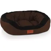BedDog PRINS PREMIUM Hundebett,L,MOCCA (schwarz/braun)
