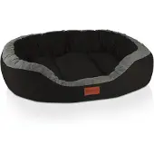 BedDog PRINS PREMIUM Hundebett,L,THE-ROCK (schwarz/grau)