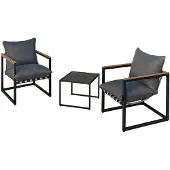 HTI Terrassenmöbel für 2 Personen Cirella