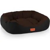 BedDog SABA PREMIUM Hundebett,XL,MOCCA (schwarz/braun)