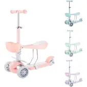 Kikkaboo Makani Bonbon 3 In 1 Süssigkeit Scooter Rosa Rosa One Size
