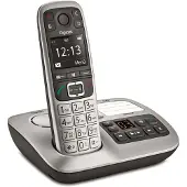 Gigaset E560A - Schnurlostelefon - Anrufbeantworter mit Rufnummernanzeige - DECT\GAP - Platin