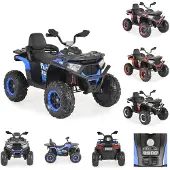 Moni Kinder Elektro-Buggy Cool NEL-007, EVA-Reifen, Scheinwerfer, Musikfunktion blau