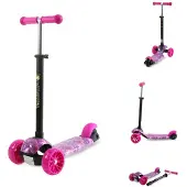 Lorelli Kinderroller Draxter 3 Räder, höhenverstellbar, PolyurethanLeuchträder Fußbremse