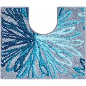 Grund Badematte "Art", rutschhemmend beschichtet, fußbodenheizungsgeeignet, florales Muster, elegante Badematte