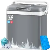 Kesser 32 L Kühlbox 12V, 230V Stecker, Mini-Kühlschrank, Thermoelektrische Warmhaltebox
