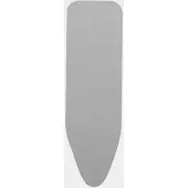 Brabantia 134104, Bügelbrettabdeckung, Baumwolle, Grau, Einfarbig, Handwäsche, Ironing Board C