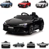 Moni Kinder Elektroauto Audi RS E-Tron GT 6888 Fernbedienung EVA-Räder, Mp3, USB schwarz