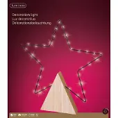 Lumineo LED Stern-Beleuchtung 35 LED, warm weiß, batteriebetrieben