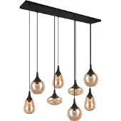 TRIO - Hängelampe LUMINA - Schwarz - 0x0x150 cm
