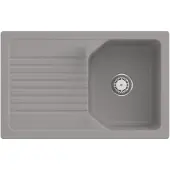 Villeroy & Boch 338401KD Linara 45 Keramikspüle Einbauspüle Unterschrankbreite ab 45 cm Fossil mit Handbetätigung - inkl.