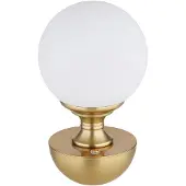 Globo Lighting LED Tischleuchte, Touchdimmer, USB Akku, Messing