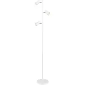 M2OUTLET Stehleuchte Luvio Modern Weiß – 3x GU10 Strahler, Flexibel Einstellbar, 155cm Aluminium