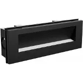 Spectrum ENCANTA ASYMMETRIC LED Wandeinbauleuchte 6W CCT Außenleuchte IP54 Schwarz