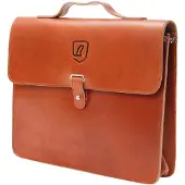 Brave classic echtleder rahmentasche braun