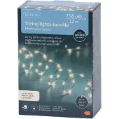 Lumineo Lichterkette STRING LIGHTS TWINKLE 756 LED 12 m, warm weiß