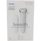 Philips SHAVER Series 8000 Lady BRL159/00 Kabelloser Rasierer, nass und trocken, Folienschaber, 1 Kopf/Köpfe, Weiß, Anti-Rutsch-Griff, Akku, Integrierte Batterie