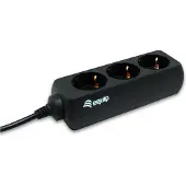 Equip 3-fach Steckdosenleiste, 1,1 m, Typ F, Schwarz, CE, 3 AC-Ausgänge, 220 - 240 V