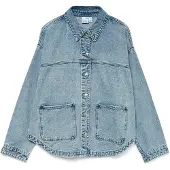 Vero Moda Jeanshemd Jamie 10331693 Blau Relaxed Fit