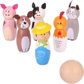 Bigjigs Popice-Set - Nutztiere