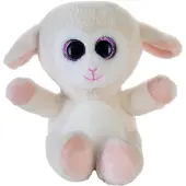 Bauer Spielwaren Plüschtier Glitzer Lamm (weiß, 15cm)