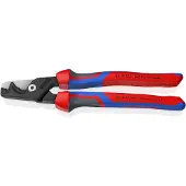 Knipex StepCut XL Kabelschere mit Stufenschnitt mit Comfort-Griffen brüniert 225 mm - 9512225