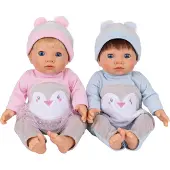 Tiny Treasures Baby Penguin Twin (30544) Puppe
