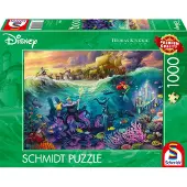 Schmidt Spiele Arielle, Die Meerjungfrau Disney Thomas Kinkade:-ursula Puzzle 1000 Stücke
