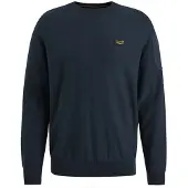 PME Legend Rundhalspullover mit Logo Stickerei