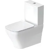 Duravit Stand-WC-Kombination DURASTYLE tief, 370x700mm, Abgang Vario weiss