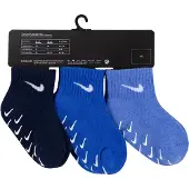 Nike Socken "NHN 3PK INF/TODD GRIPPER QTR S" 3 Paar tlg. für Babys, dreierpack, mit Elasthan-Anteil