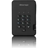 ISTORAGE diskAshur 2 - 1000 GB - USB Typ-A - 3.2 Gen 2 (3.1 Gen 2) - 294 MB/s - 5 GT/s - Schwarz
