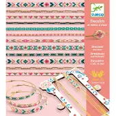 Djeco Armband Set m. Gewebe - Jewels to Create - - One Size - Kreatives Spielset