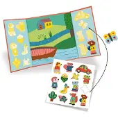 Adlibris Toy Removable Stickers Animals Dj09071