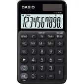 Casio SL-310UC-BK, Tasche, Einfacher Taschenrechner, 10 Ziffern, Batterie/Solar, Schwarz