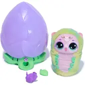 Hatchimals Bloomables von - Puppyfly, Interaktives Spielzeug mit Überraschung, doppelter Verwandlung und über 100 Geräuschen und Reaktionen, Junge/Mädchen, 5 Jahr(e), Mit Ton