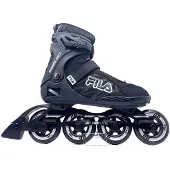 Fila Skate Fila Crossfit 90 Skates schwarz mit halbweichen Stiefeln und 90 mm Rollen