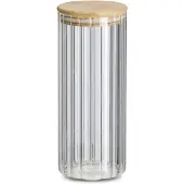 Zeller Vorratsglas RILLEN BHT 9x22.50x9 cm