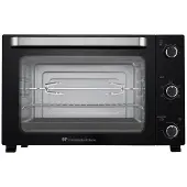 Continental Edison Elektrischer Mini-Backofen – Umluft – – CEMF60B3 – Schwarz – L 60 x H 39 x T 48 cm