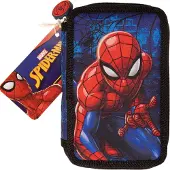 Marvel Spider-Man – Doppeltes Federmäppchen mit Inhalt