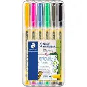 Staedtler - Fineliner 0,6 mm - 6 pc. (307 SB6)