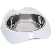 Catit Pixi Schale - 2x200ml - 16x13x5,7cm - Weiß/silber