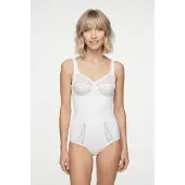 Susa Body "Latina" stark formend, Glitzer-Effekt, Spitze, ohne Bügel