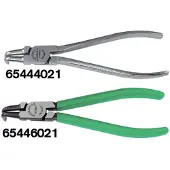 Stahlwille Sicherungsringzange f.Innenringe Gr.J 11 L.130mm Spitzen-D.1,3mm Kopf mattverchromt Griffe verchromt kariert