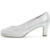 Gabor Fashion Pumps in Übergrößen Weiß 41.260.61 große Damenschuhe