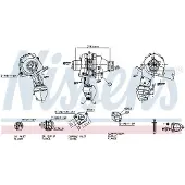 Nissens Lader, Aufladung 93416 für SAAB Opel Vaughall CHEVROLET