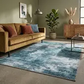 FRAAI Moderner Teppich - Strong Türkis 200x290 cm